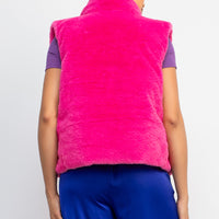 Reversable Fur Puff Vest