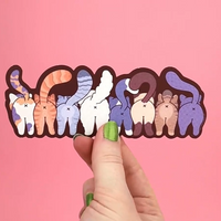 Cat Butts Bookmark