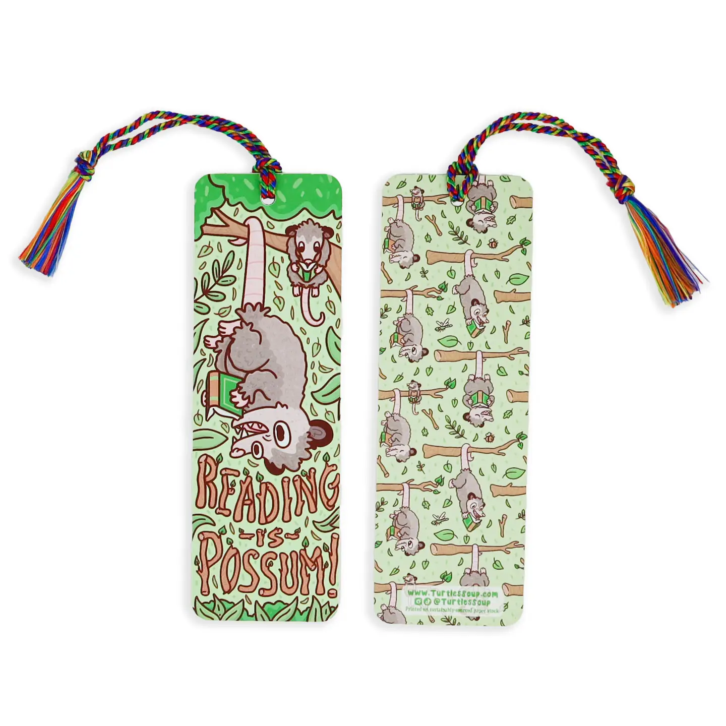 Reading Is Possum Bookmark