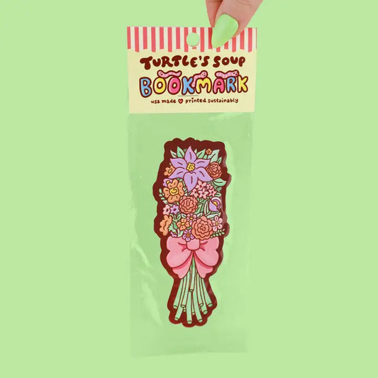 Flower Bouquet Reader Gift Bookmark