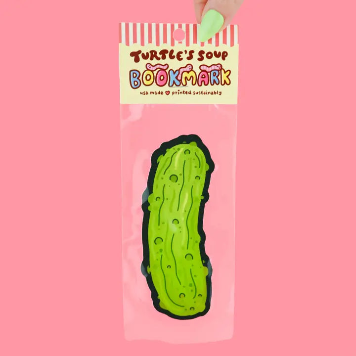Juicy Dill Pickle Reader Gift Bookmark