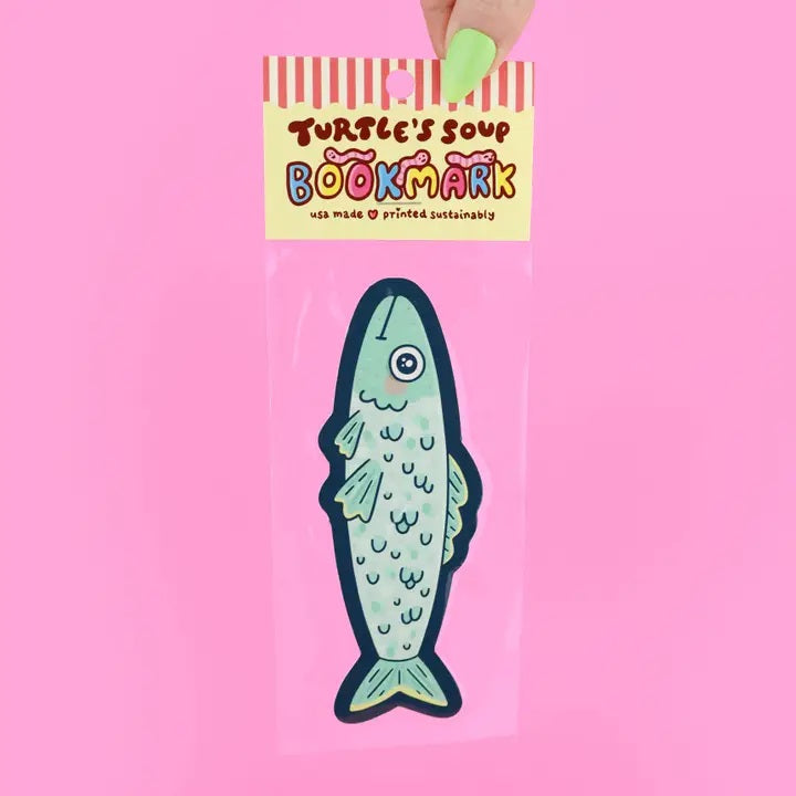 Sardine Reader Gift Bookmark