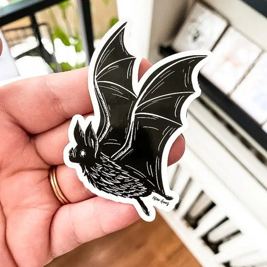 Bat - Black Sticker