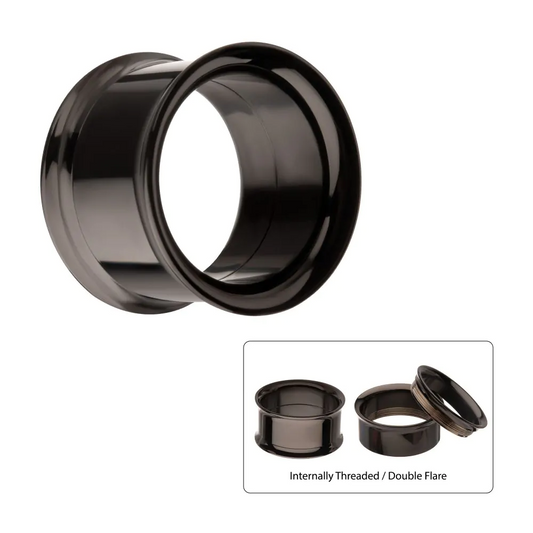 1/2" Double Flare Black PVD Machinehead