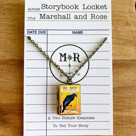 Book Locket The Raven