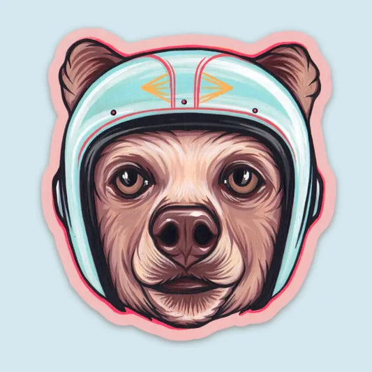 Blue Bear Sticker