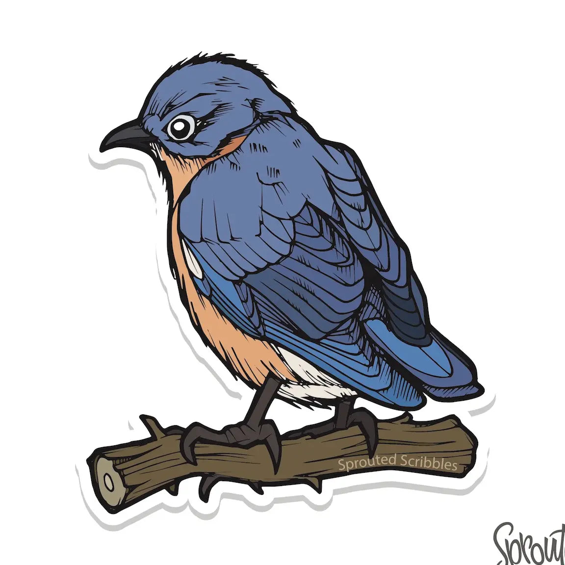 Bluebird Sticker