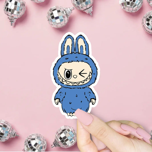 Blue Monster Sticker