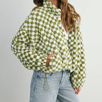 Checker Teddy Jacket