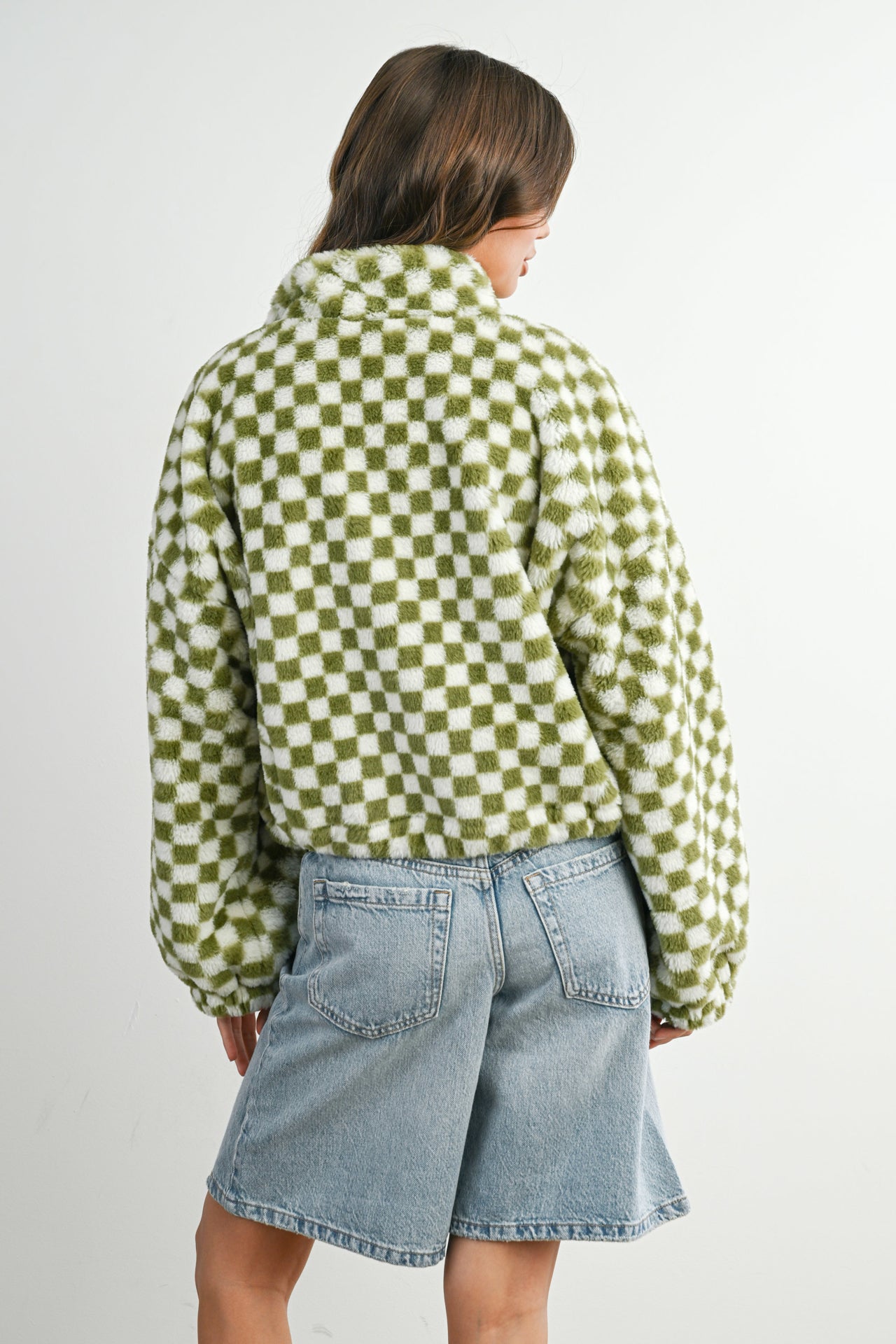 Checker Teddy Jacket