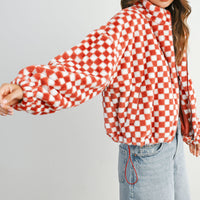 Checker Teddy Jacket