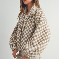 Checker Teddy Jacket