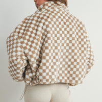 Checker Teddy Jacket