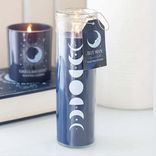 Moon Phase Wild Blueberry & Vanilla Tube Candle