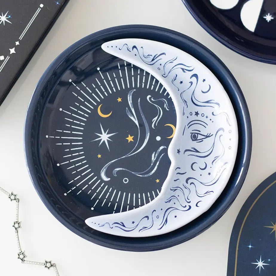 Blue Moon Stacking Trinket Dish