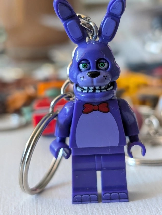 Bonnie Keychain Fice Nights At Freddy's Minifigure