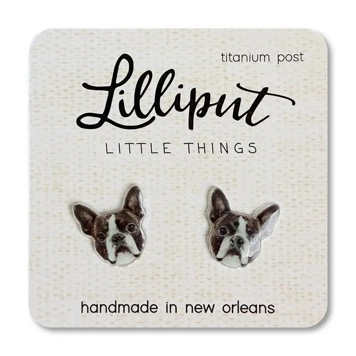 Boston Terrier Earrings