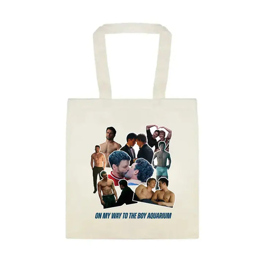 Boy Aquarium Tote Bag