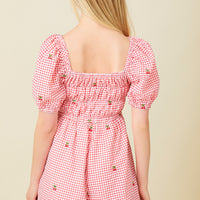 Socked Neck Shorts Romper