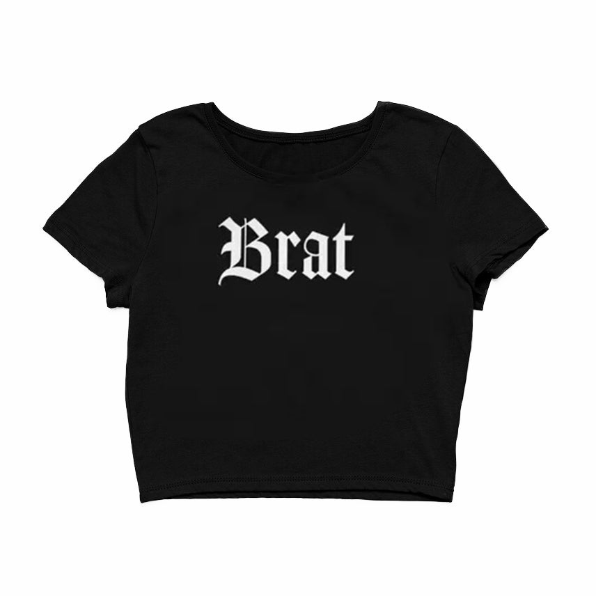 Brat Cropped T-Shirt