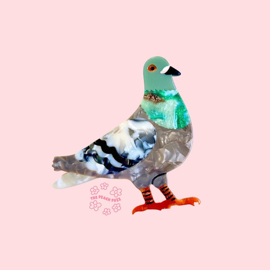 Pigeon Brooch