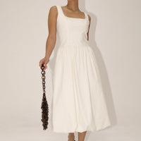 Square Neck Sleeveless Dress
