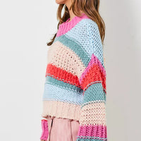 Colorblock Knit Sweater