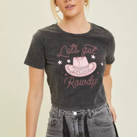 Lets Get Roudy Graphic Tee