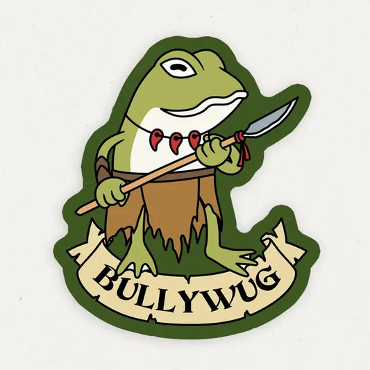 Bullywug Dungeons And Dragons Vinyl Sticker