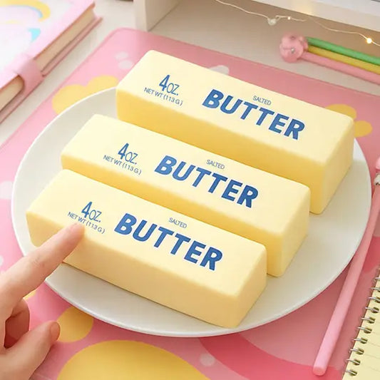 Butter Stress Ball – Soft & Slow-Rebound Squishy Toy