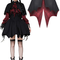 Black Gothic Bat Cape