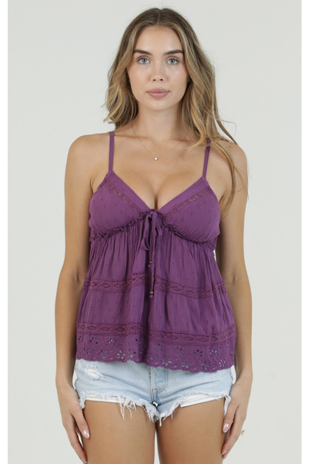 V-Neck Spaghetti Strap Top