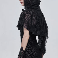 Black Lace Rennaissance Cape