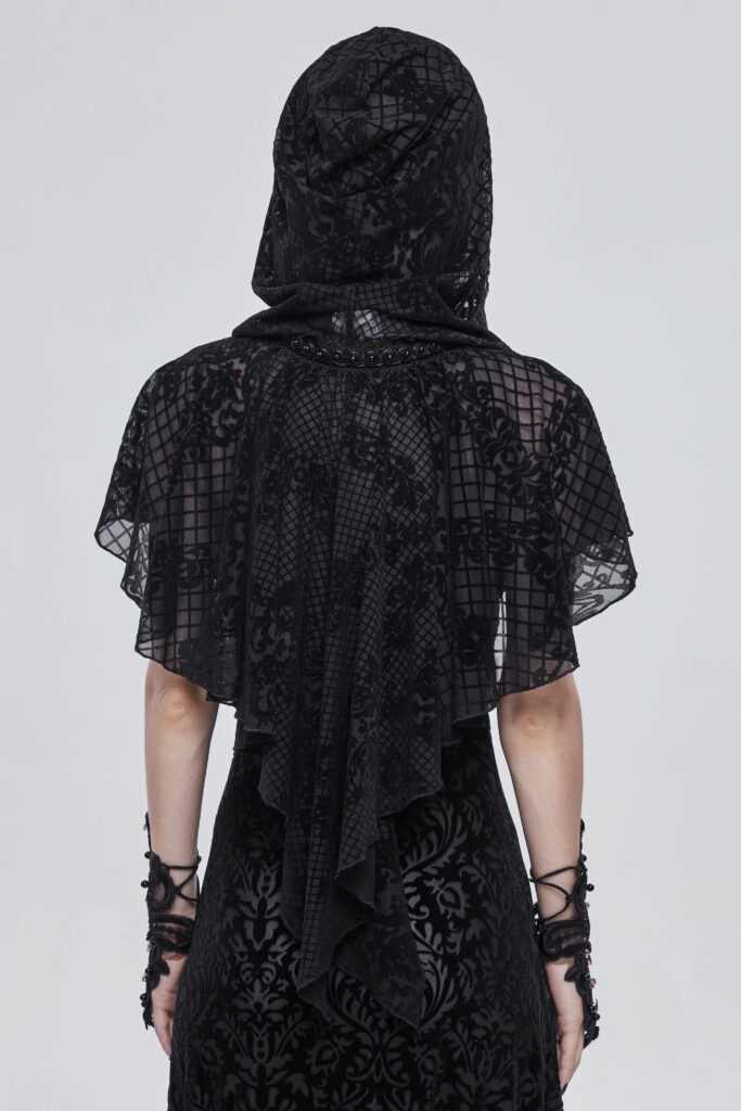 Black Lace Rennaissance Cape