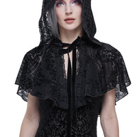 Black Lace Rennaissance Cape