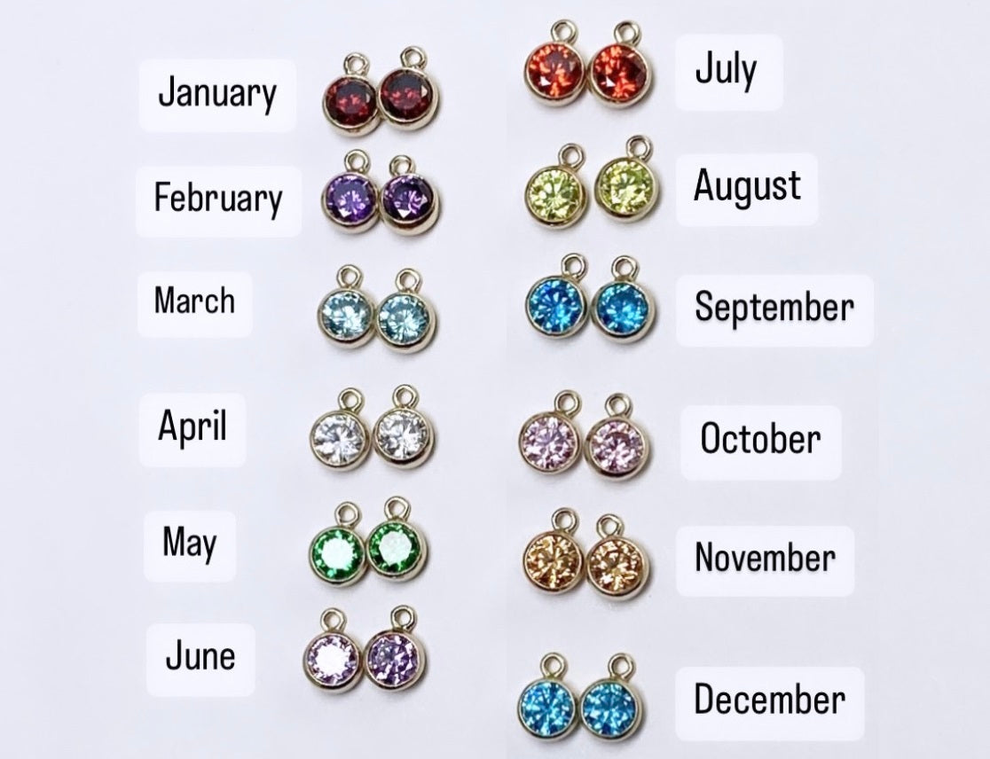 BIRTHSTONE CHARM 14KT GOLD