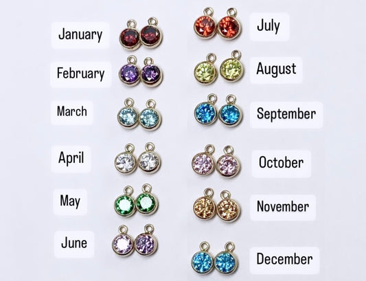 BIRTHSTONE CHARM 14KT GOLD