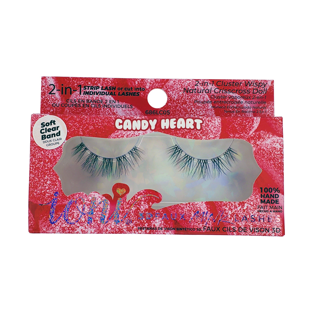 2 In 1 Cluster Wispy Natural Crisscross Doll Lashes