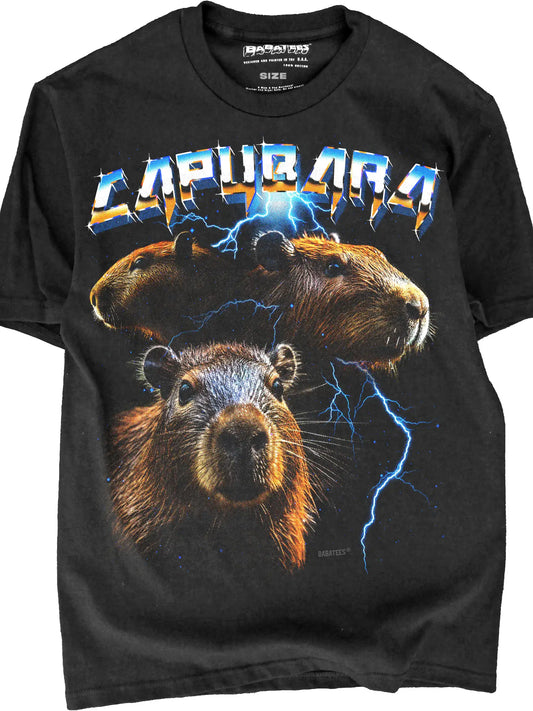 Rad Capybara Tshirt Over the Top Epicness