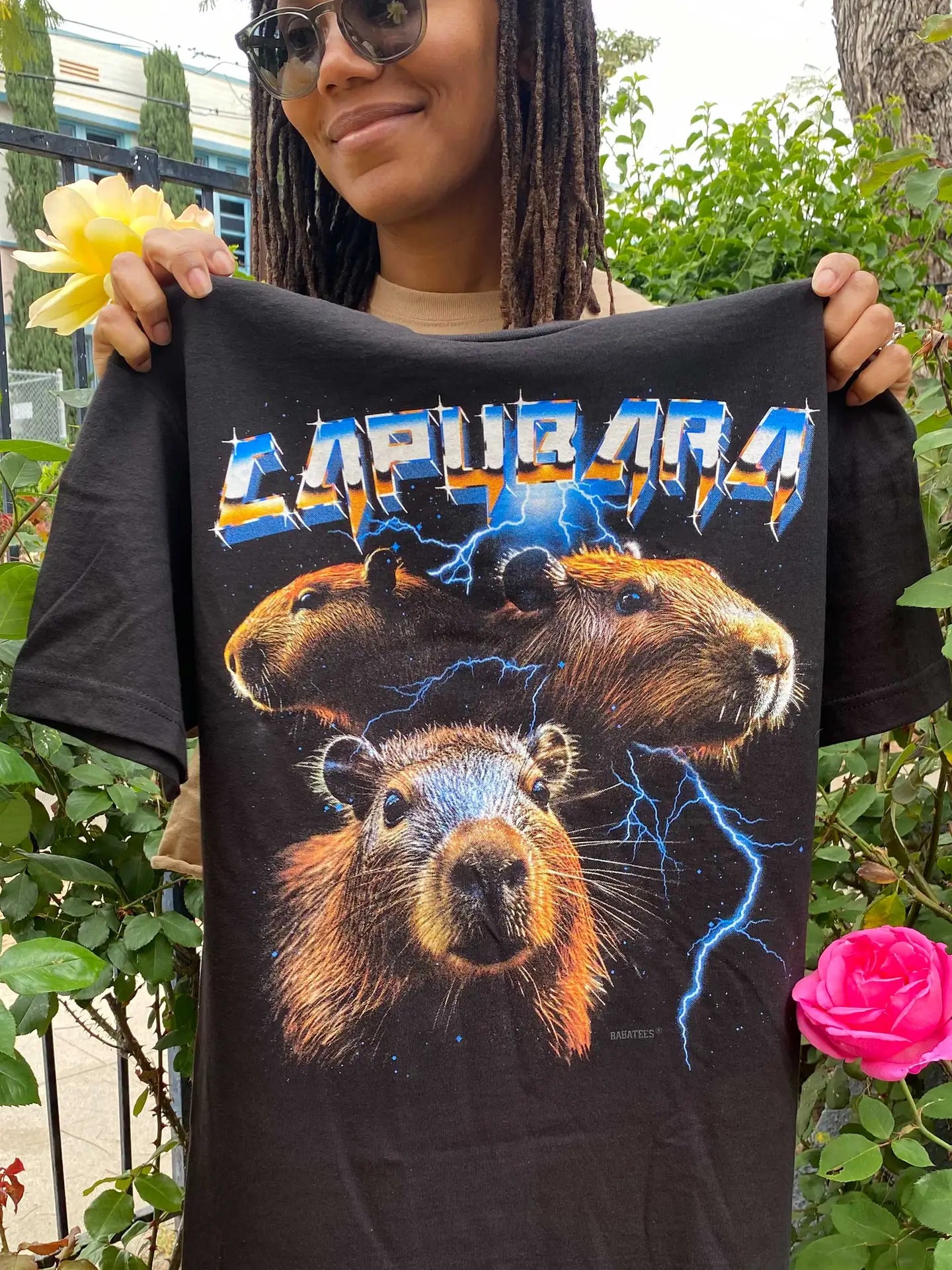 Rad Capybara Tshirt Over the Top Epicness