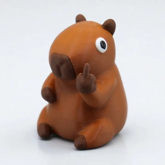 Capybara Middle Finger Figurine