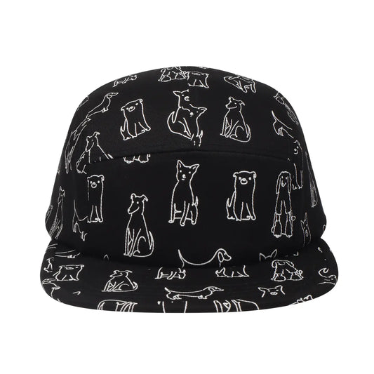Cartoon Dog Cotton 5-Panel Hat
