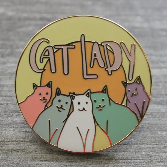 Cat Lady- Hard Enamel Pin