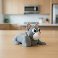 Cat Middle Finger Figurine