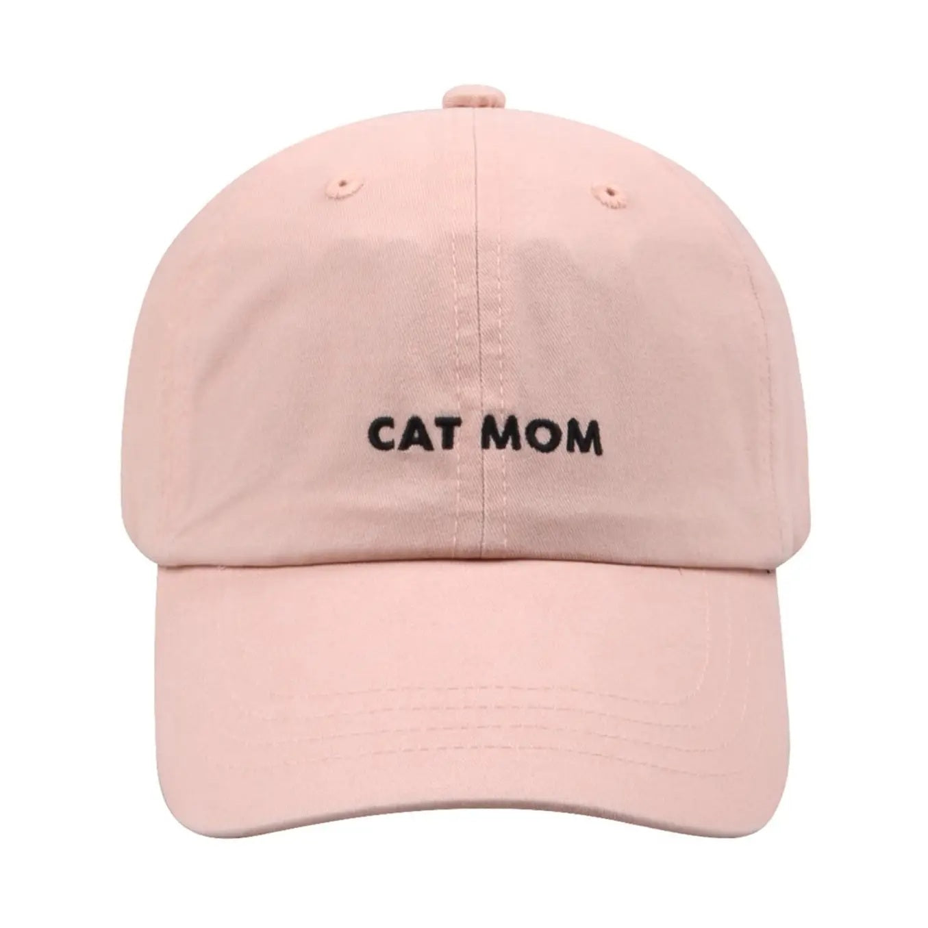Cat Mom Soft Baseball Cap – Adjustable Cotton Hat