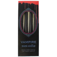 Set Of 4 Gothic Tears Tapered Candles