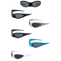 Rectangle Retro Wraparound Irregular Oval Fashion Sunglasses