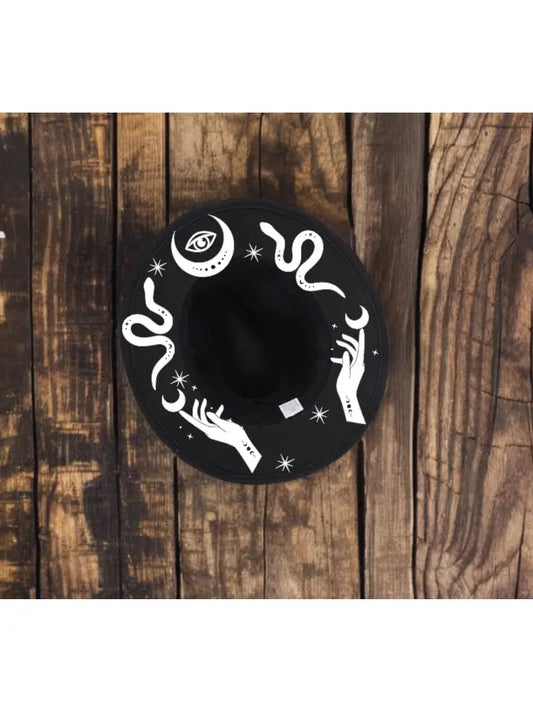 Celestial Snake Wide Brimmed Hat