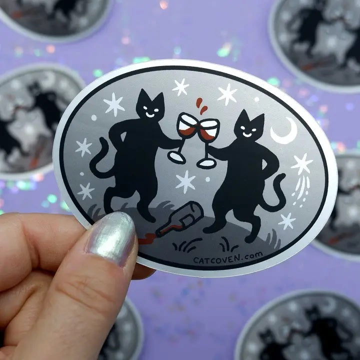 Cheers! - Matte Mirror Sticker