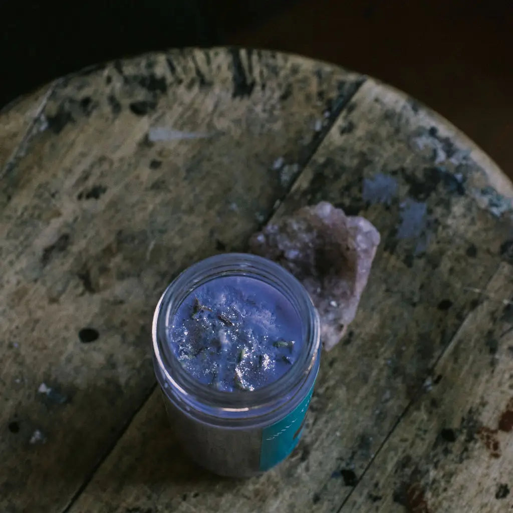 Chill the Fuck Out Spell Glass Jar Candle